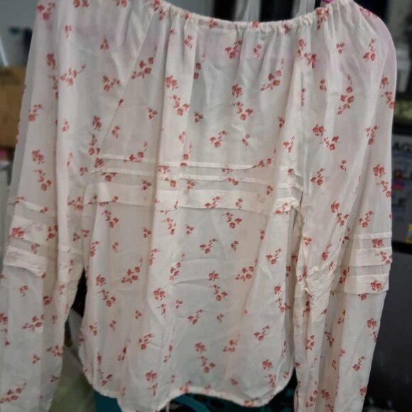 Women's Long Sleeve Tie-Front Blouse - Universal Thread - Size XS - Picture 3 of 11